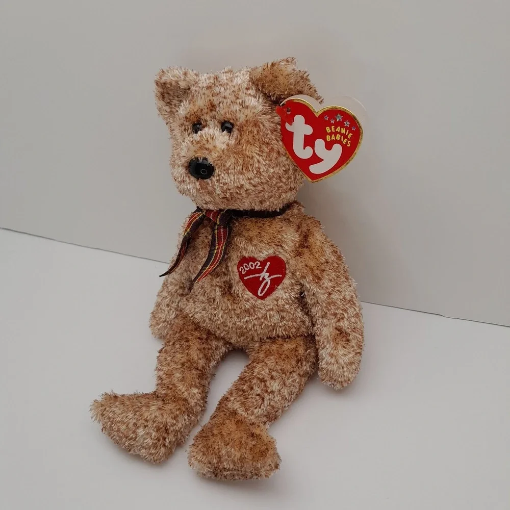 Ty Beanie Baby 2002 Signature Bear Plush 8.5